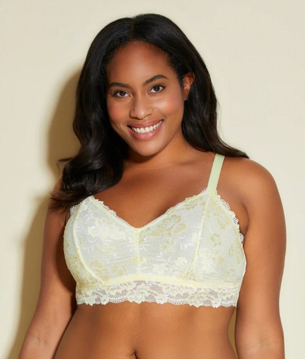 Cosabella Savona Longline Bralette Savon Yellow 1382P 1X NWT